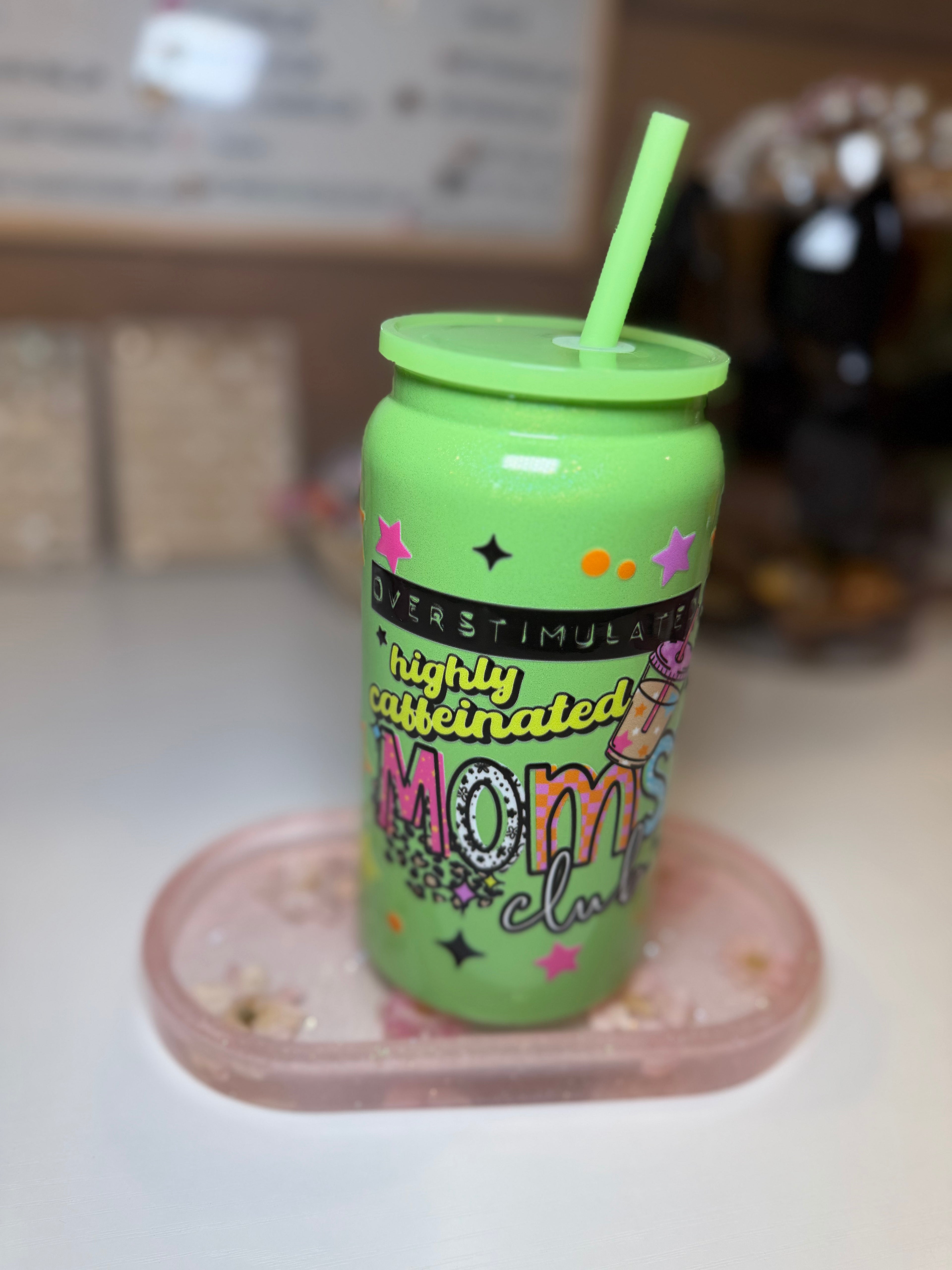 Highly Caffeinated Mom Tumbler