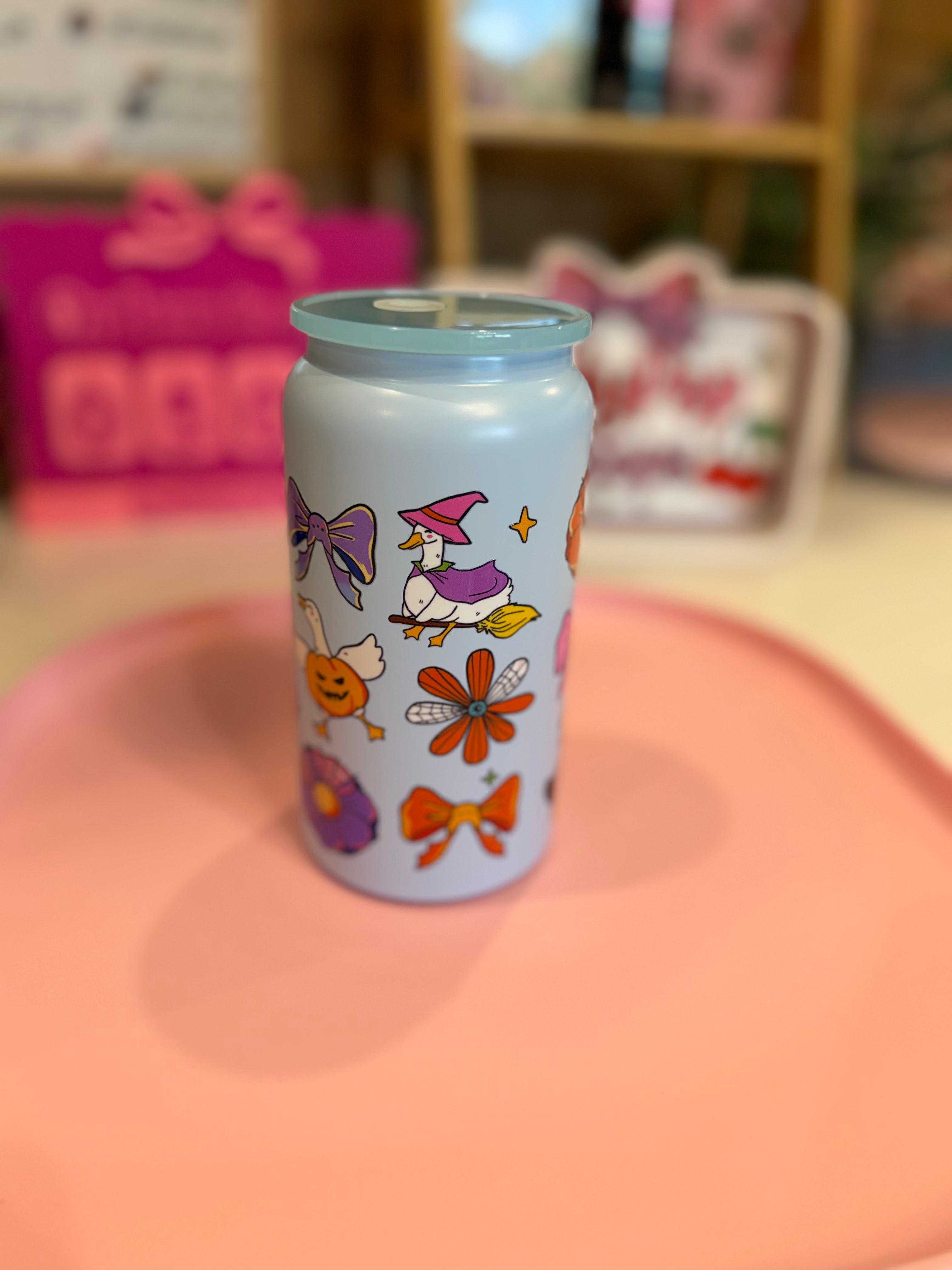 Halloween Geese Tumbler (Blue)