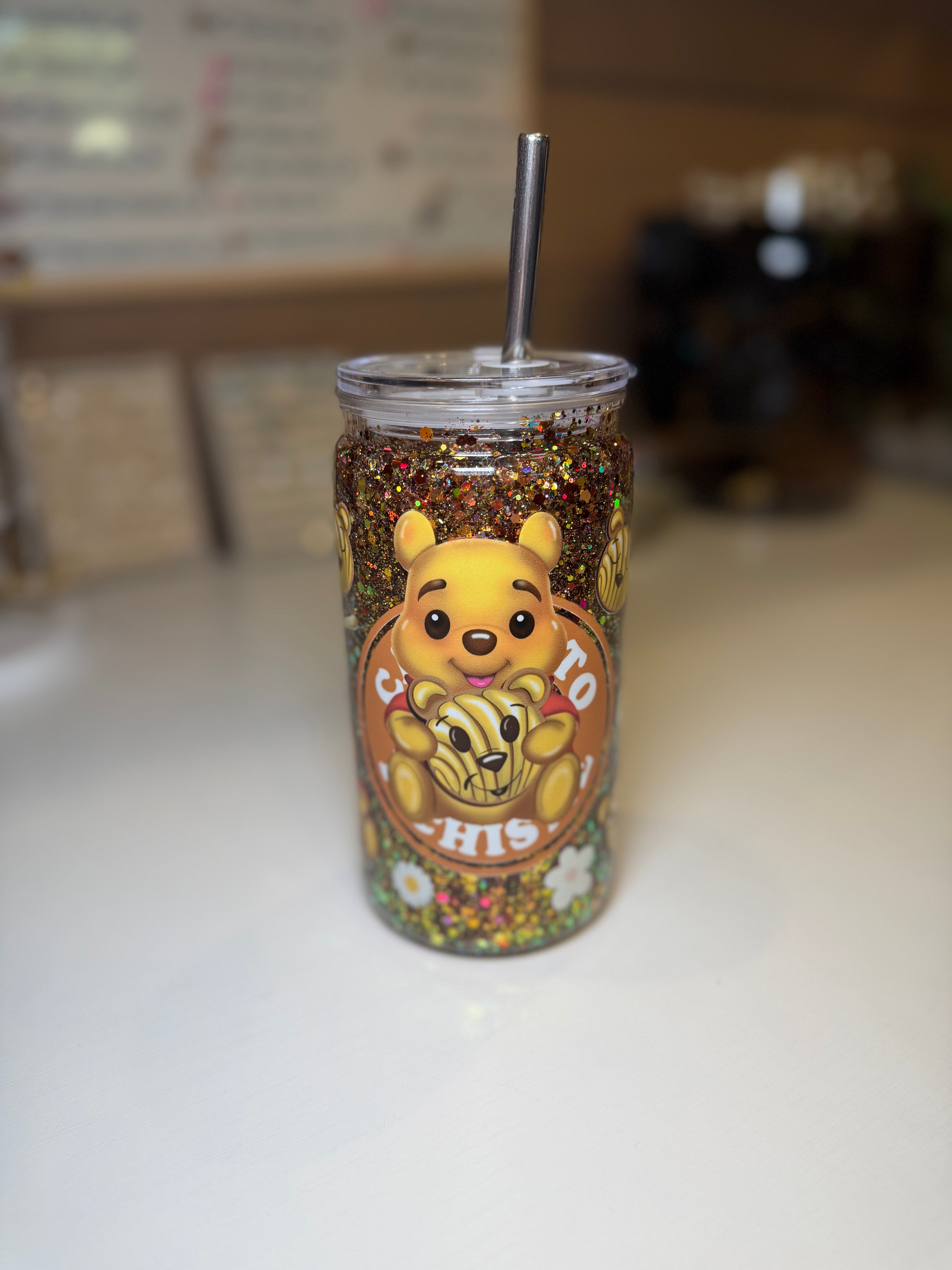Winnie the Pooh starbs tumbler
