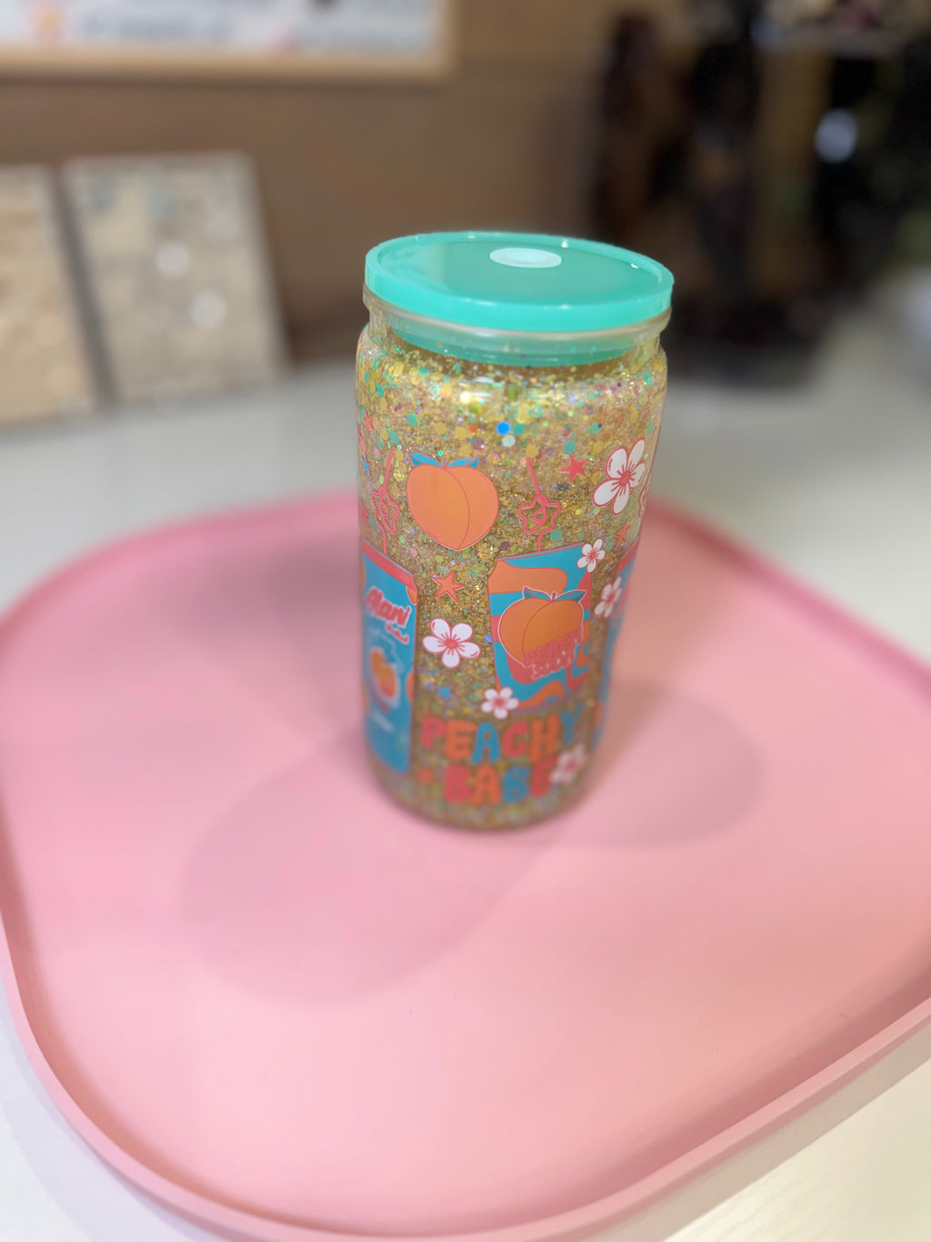 Peach Energy Tumbler