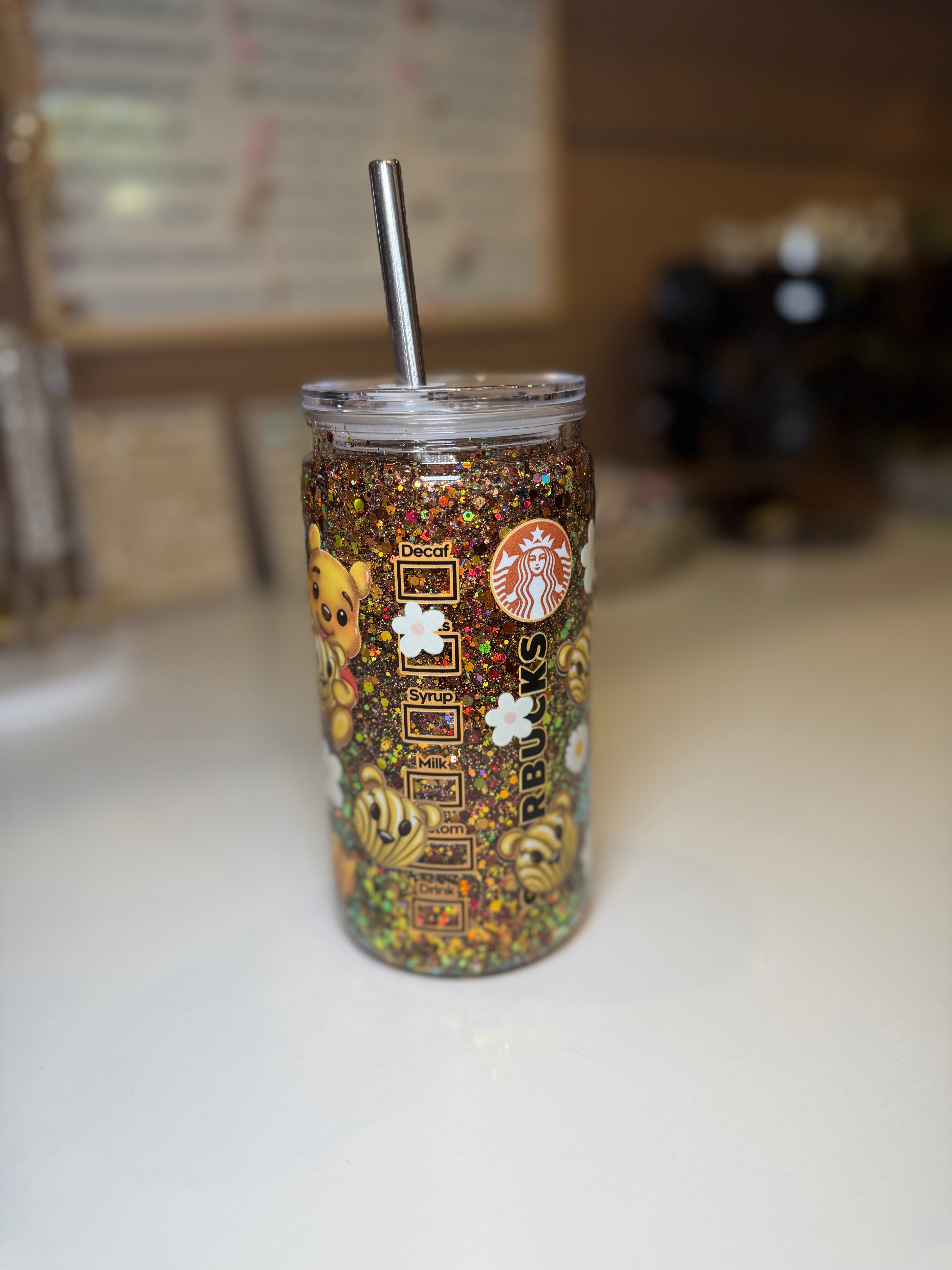 Winnie the Pooh starbs tumbler