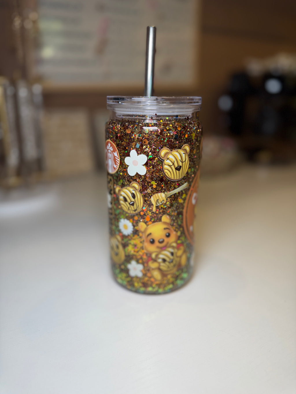 Winnie the Pooh starbs tumbler