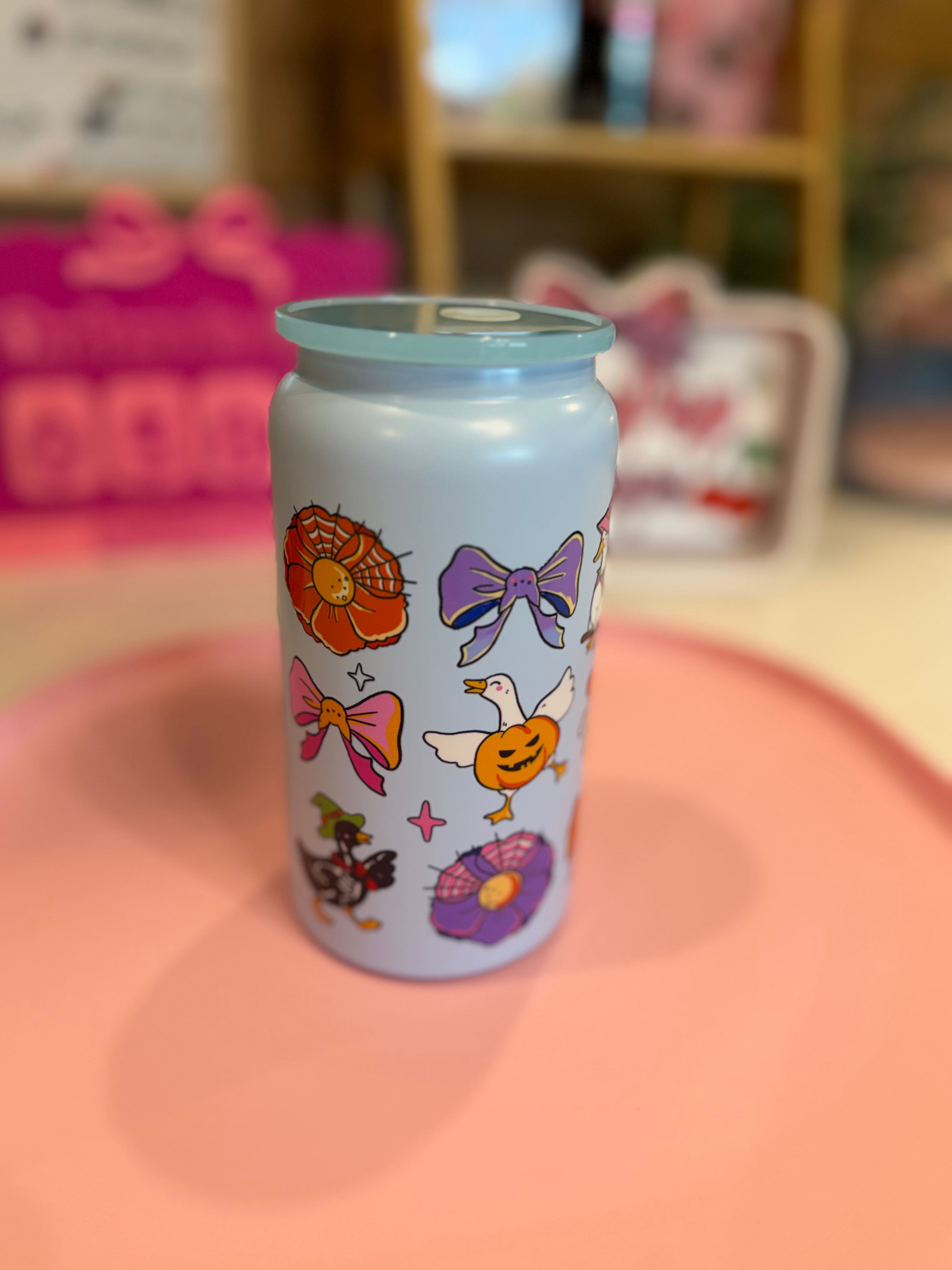 Halloween Geese Tumbler (Blue)